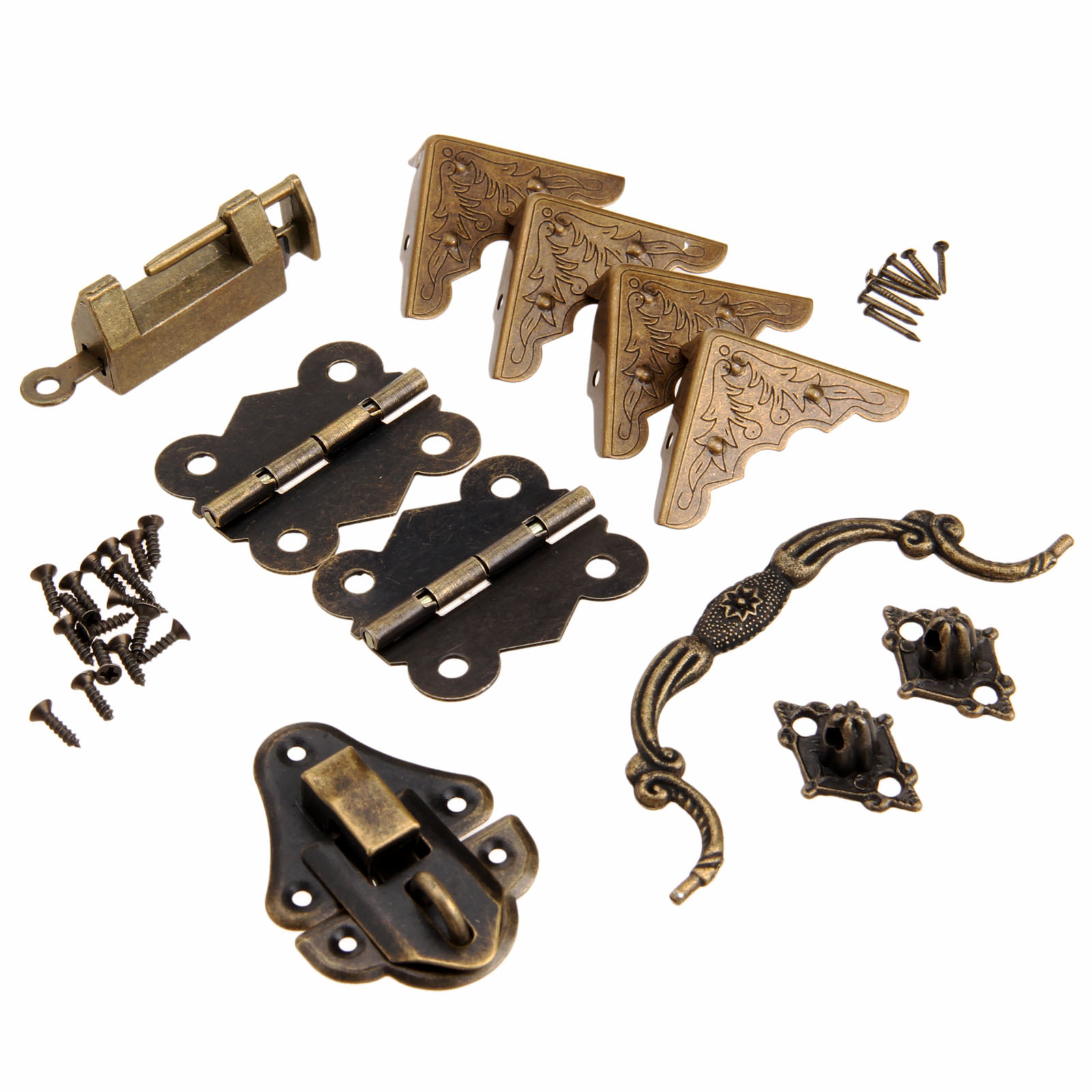 Furniture Hardware Handles - 9Pcs/set Furniture Fittings Chinese Brass Hardware