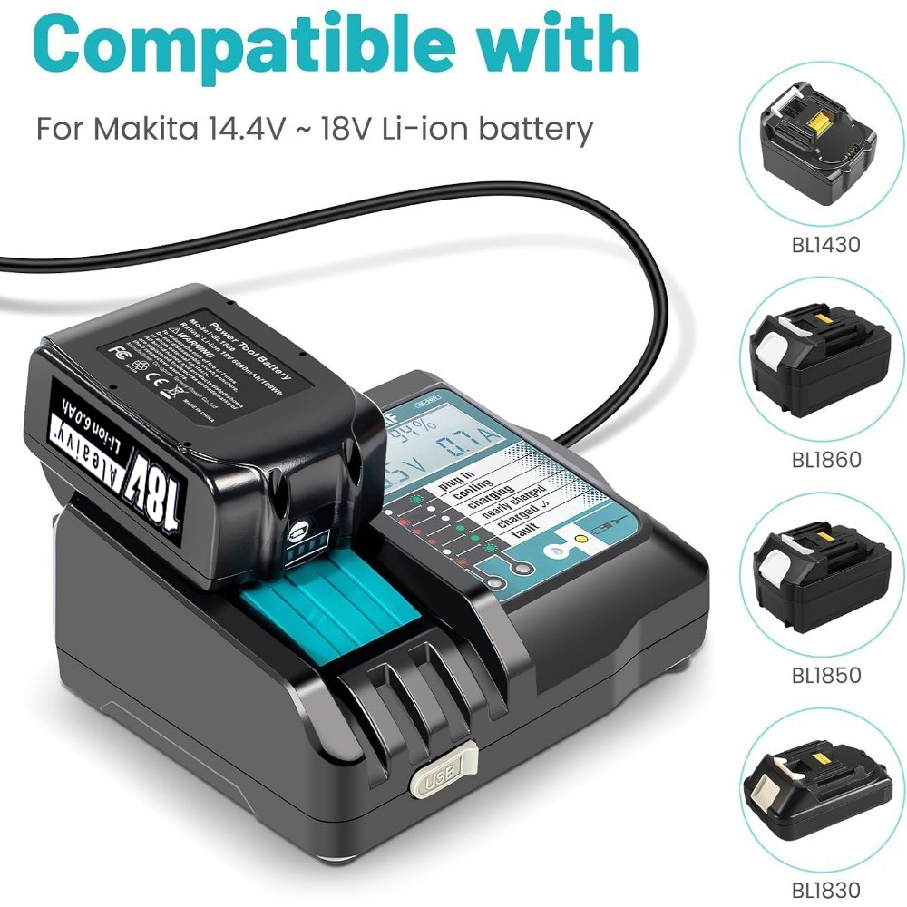 DC18RF Li-ion Super Fast Charg - Makita Drill Hp1640 recension och pris