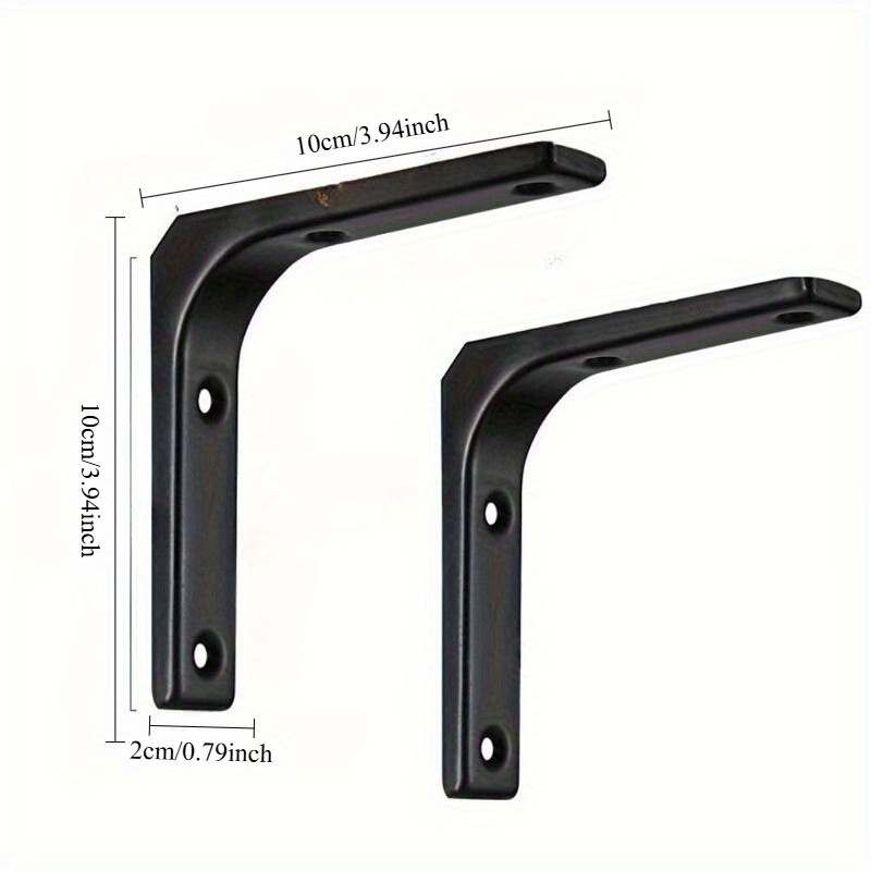 2pcs Heavy-Duty Iron Shelf Bra - Shelf Bracket Pair recension och pris