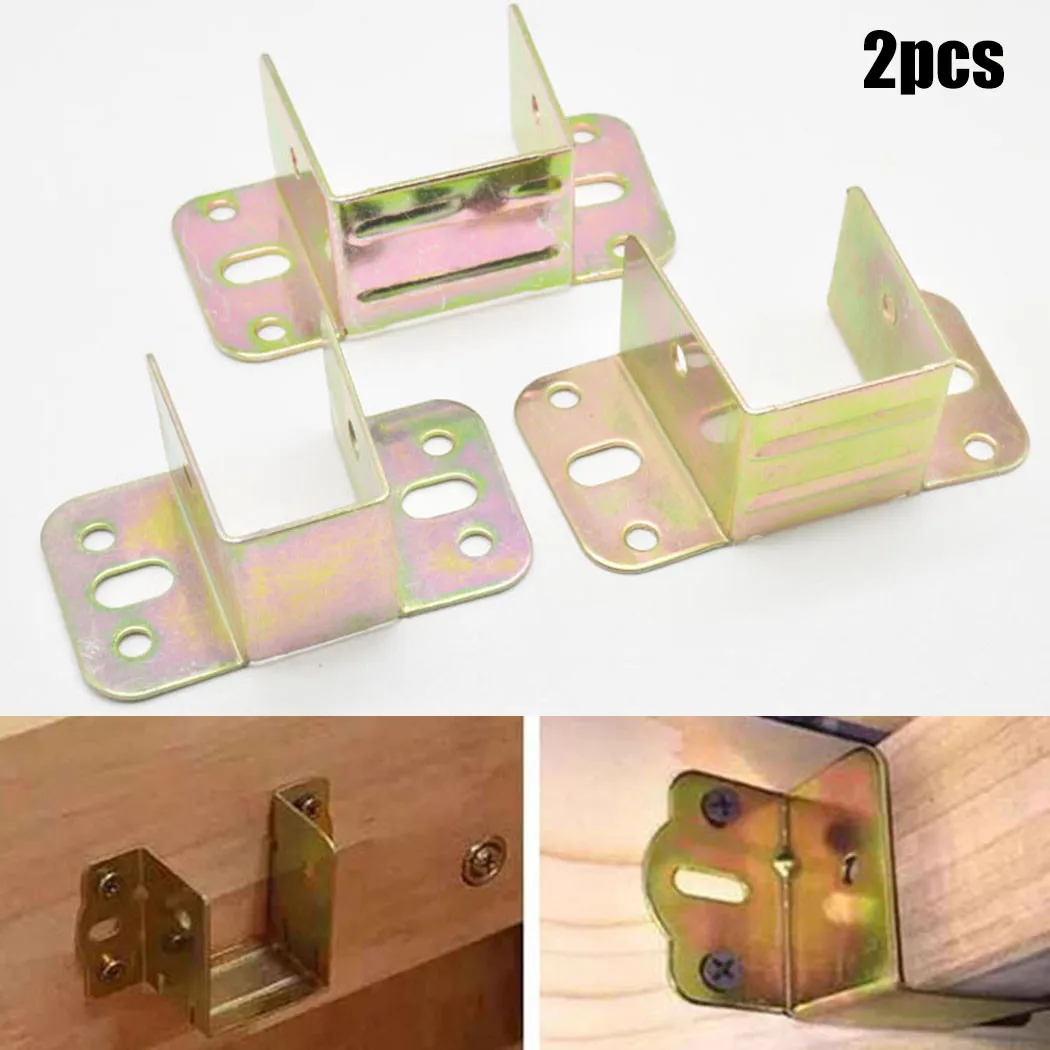 2pcs U Shaped Metal Bed Bracke - Furniture Hardware Suppliers recension och pris