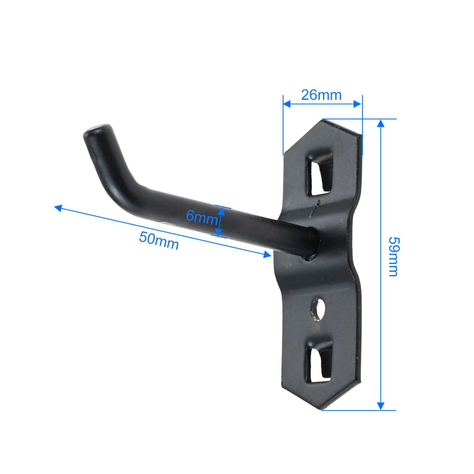 10Pcs/set 50mm Black Hole Boar - Furniture Hardware Fittings recension och pris