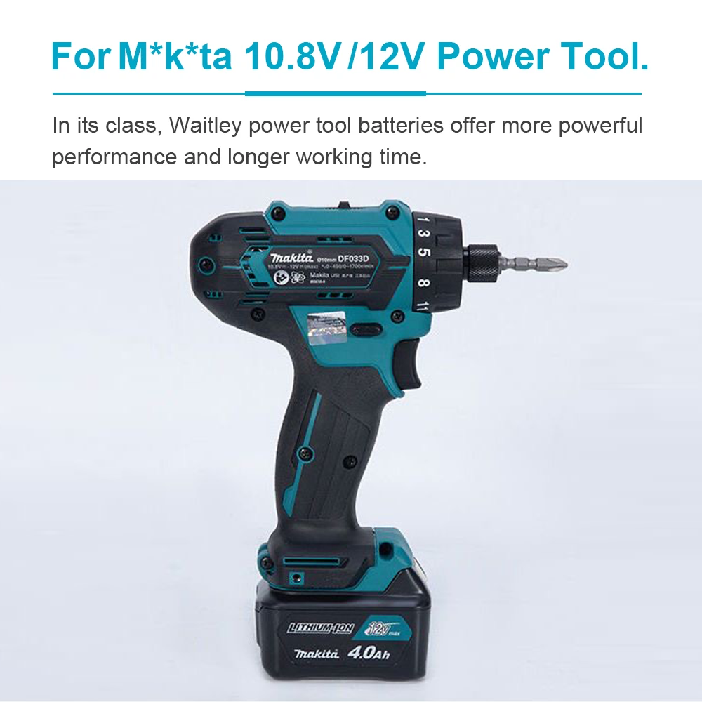 12V 4A Rechargeable Replace Li - Makita Drill Hp1640 recension och pris