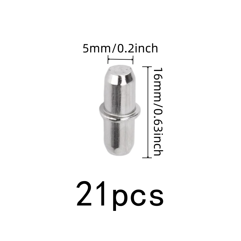 Bookcase Layer Pins 21 pcs, Co - Furniture Hardware Material recension och pris