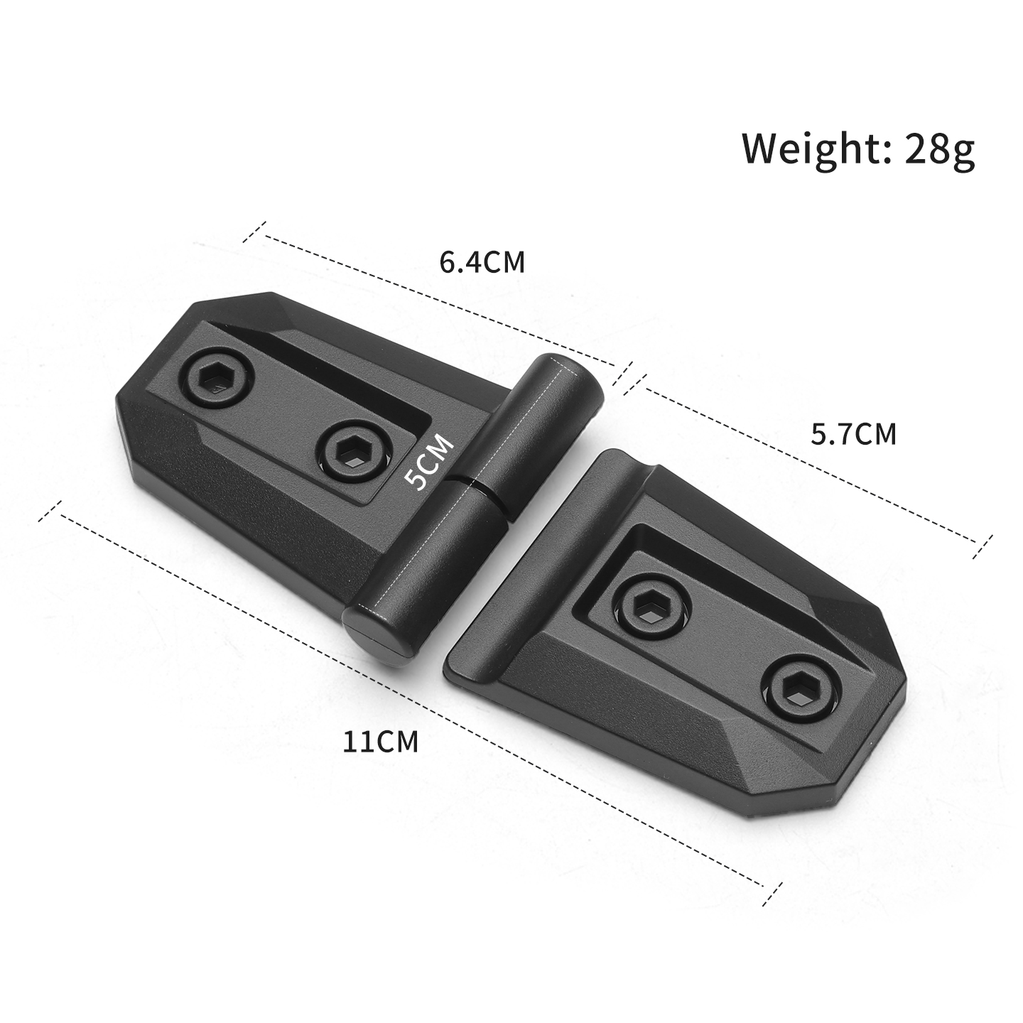 2PCS ABS Car Engine Hood Door  - Furniture Hardware Fittings recension och pris