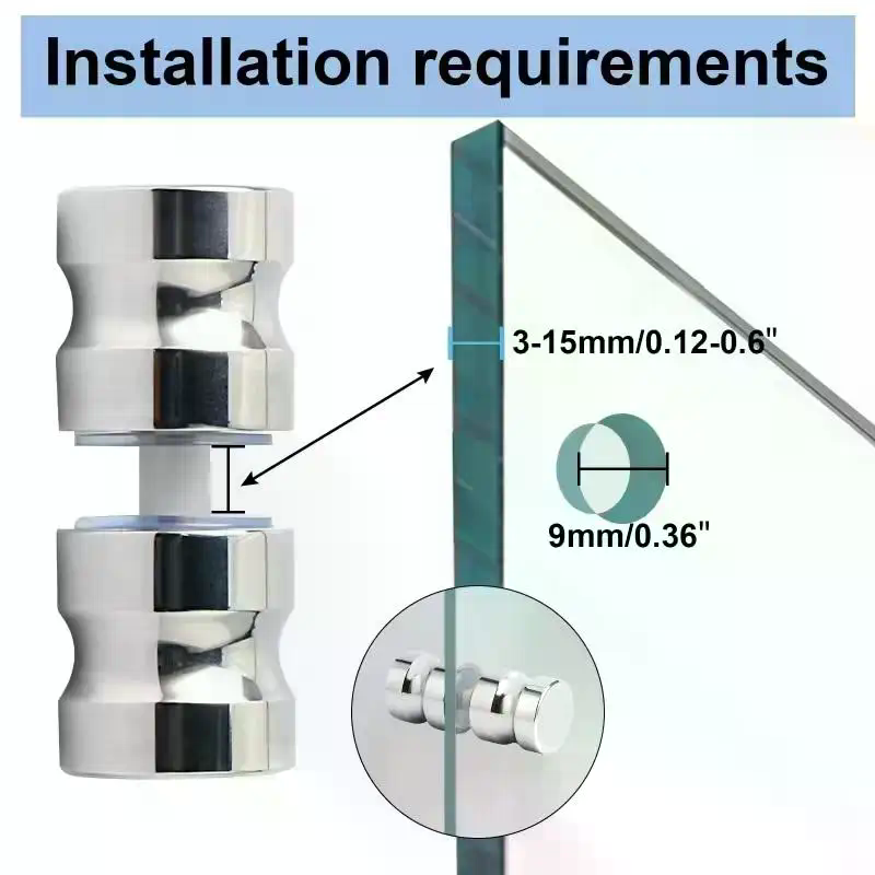Stylish Shower Glass Door Hand - Furniture Hardware Supply recension och pris