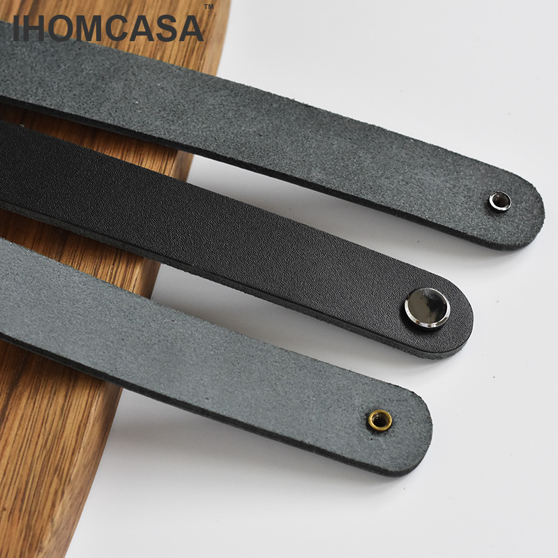 IHOMCASA Black Leather Knobs   - Furniture Hardware China recension och pris