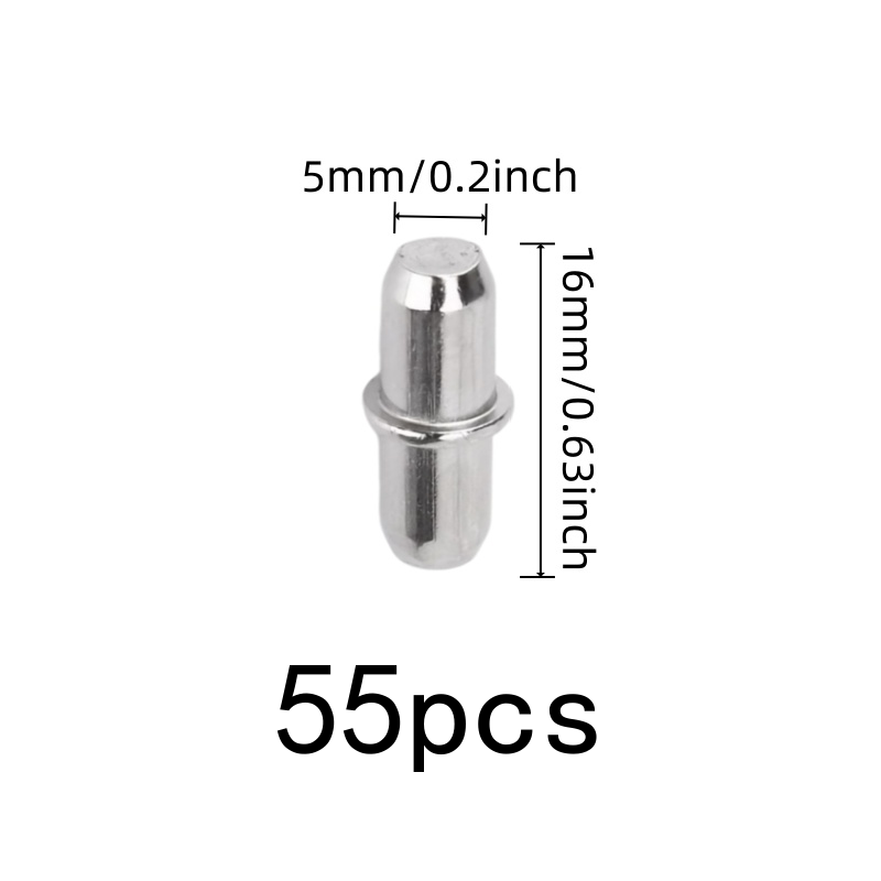 Bookcase Layer Pins 55 pcs, Co - Furniture Hardware Material recension och pris