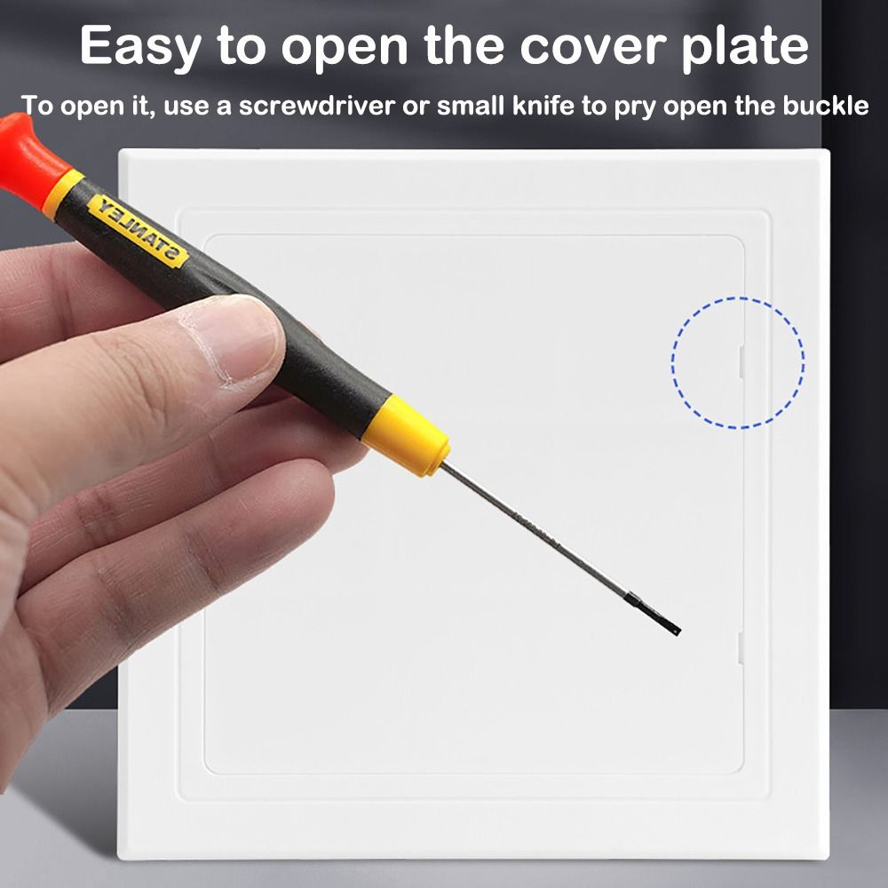 1pc Self-adhesive Access Panel - Furniture Hardware Fittings recension och pris