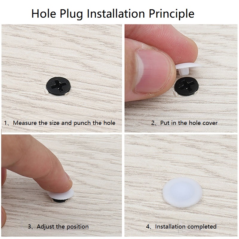 100/500/1000pcs Plastic Screw  - Furniture Hardware Nut recension och pris
