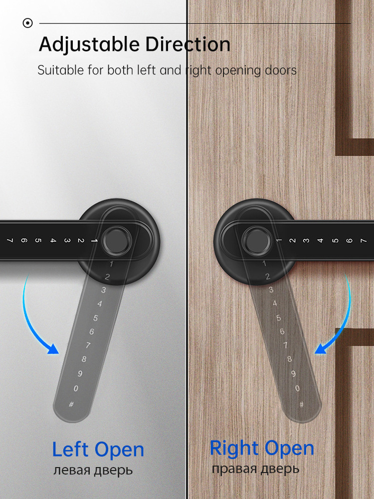KAK Smart Fingerprint Door Loc - Furniture Hardware Supply recension och pris