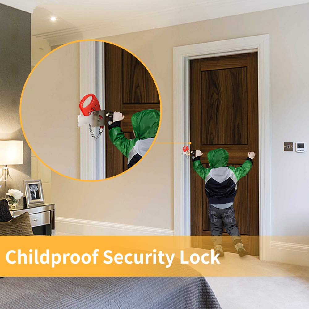 KAK Portable Door Lock Keyless - Furniture Hardware Fittings recension och pris