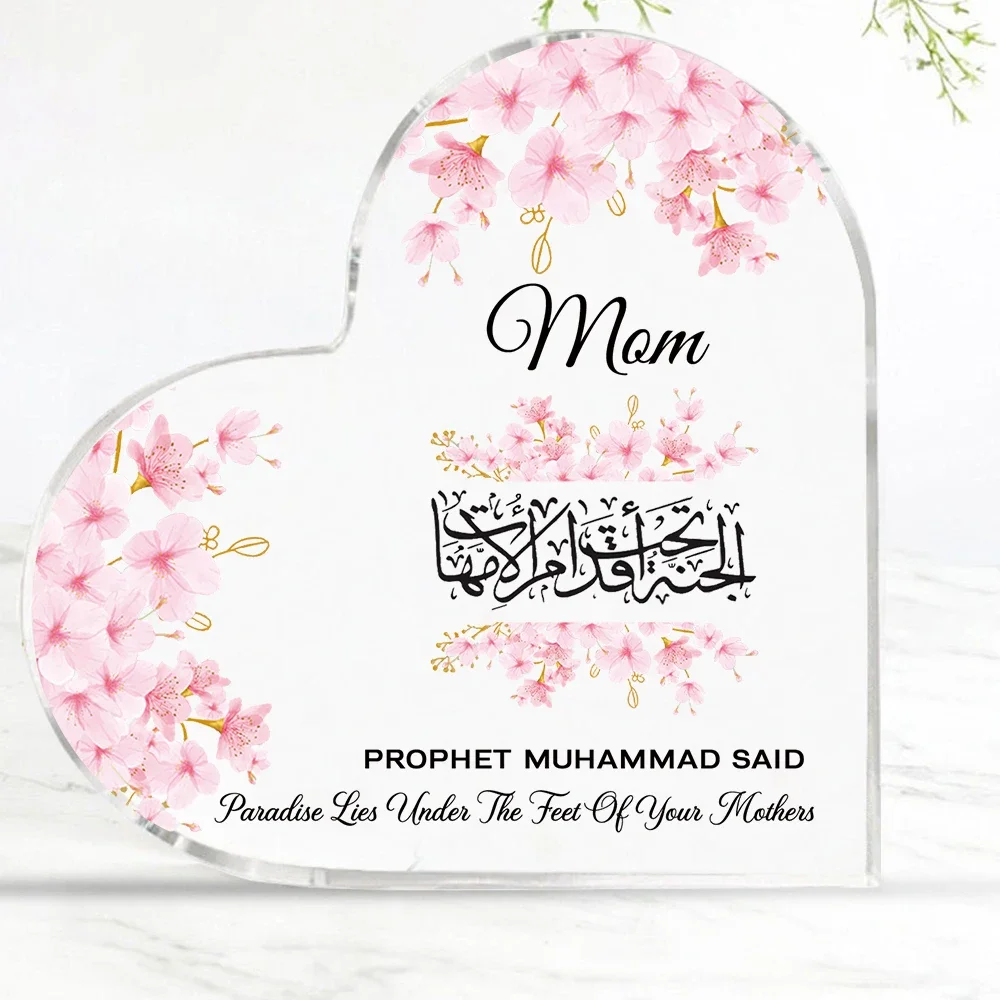 Heart Acrylic Desk Plaque Mom  - Furniture Paradise & Hardware Ghaziabad recension och pris
