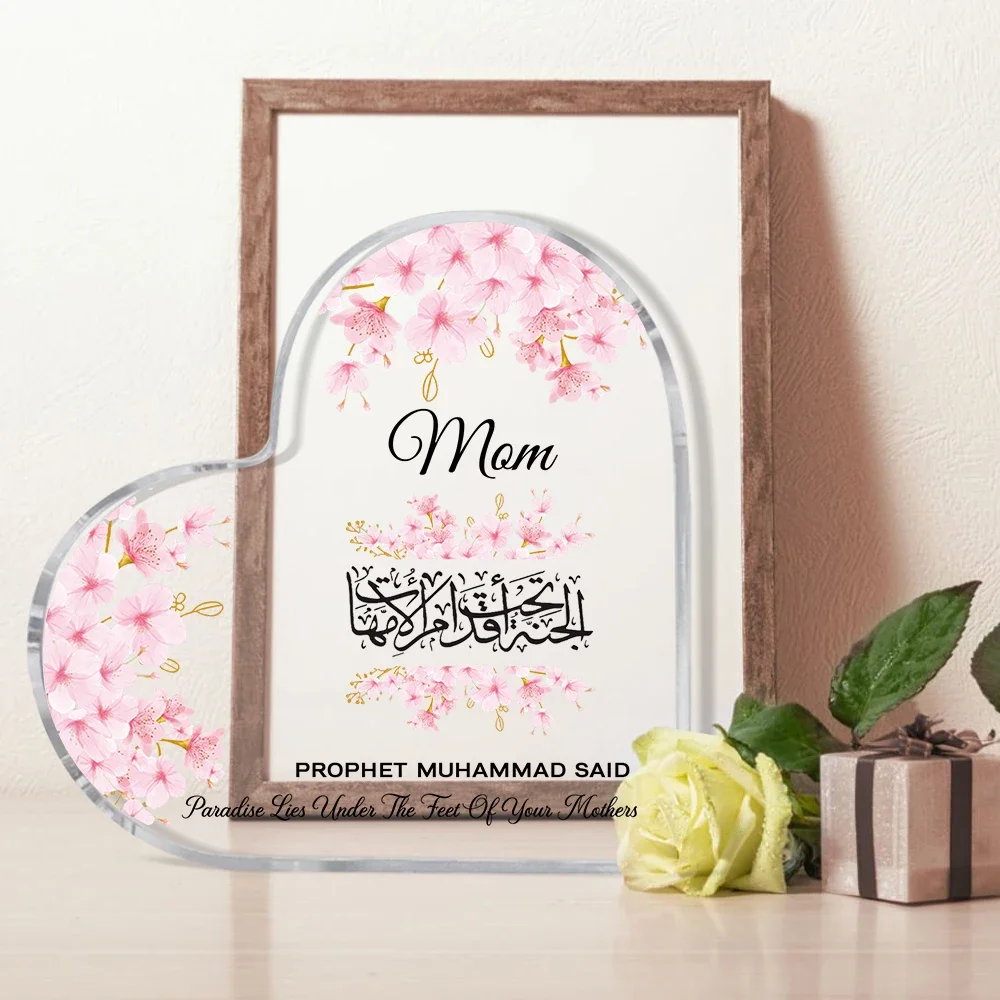 Heart Acrylic Desk Plaque Mom  - Furniture Paradise & Hardware Ghaziabad recension och pris