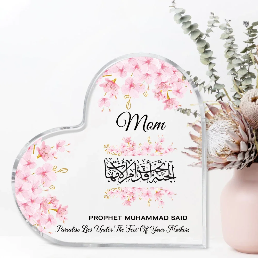 Heart Acrylic Desk Plaque Mom  - Furniture Paradise & Hardware Ghaziabad recension och pris