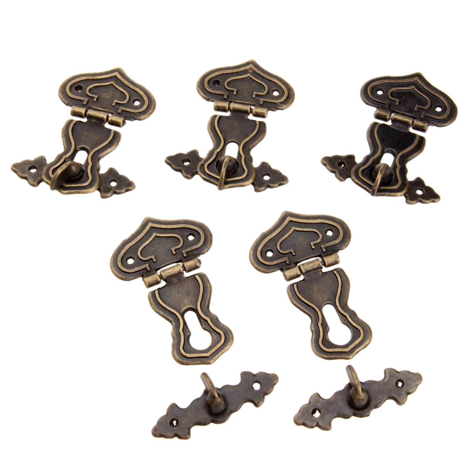 5Pcs 63x47mm Antique Metal Loc - Furniture Hardware Suppliers recension och pris