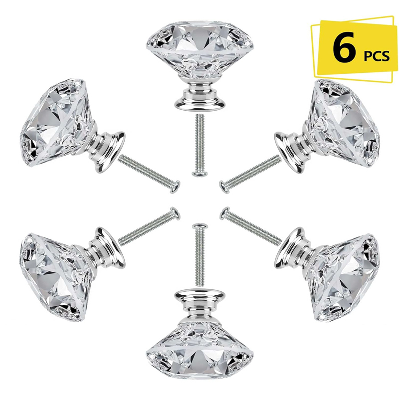 6Pcs Cabinet Knob with Screws  - Furniture Home Hardware recension och pris