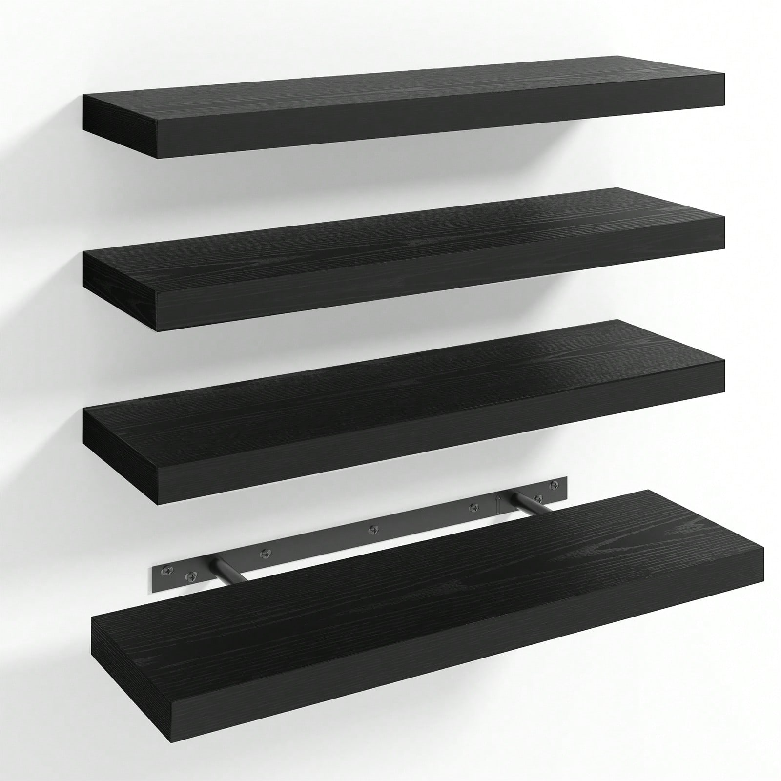 4 Pack Floating Shelves Modern - Shelf Bracket Pair recension och pris